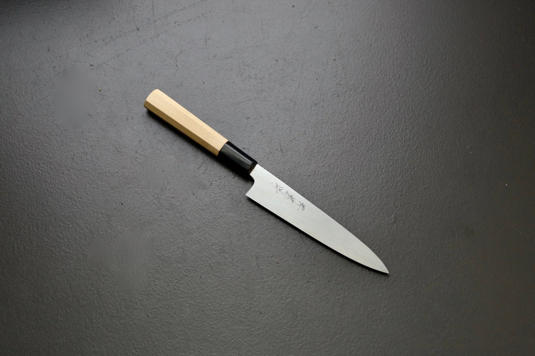 Sakai Kikumori x Yoshikazu Tanaka Gokujyo Petty 150mm - Thecooksedges