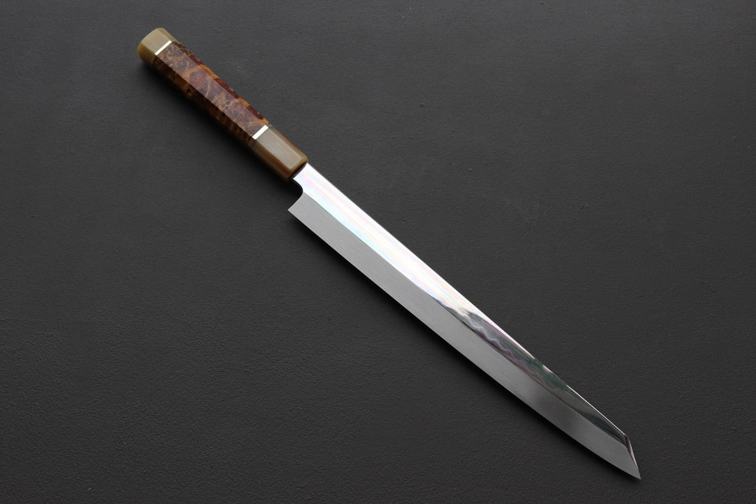 Satoshi Nakagawa Honyaki Kiritsuke Yanagiba 300mm - Thecooksedges
