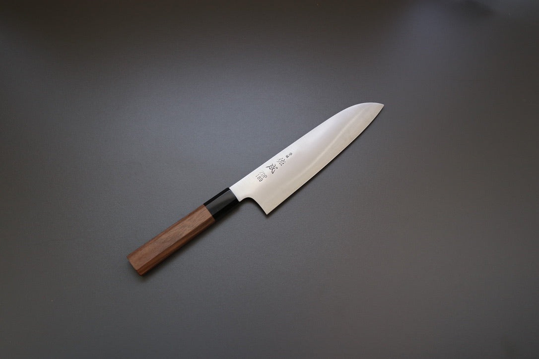 Sukenari ZDP189 Migaki Santoku 180mm - Thecooksedges