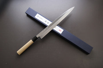 Sakai Kikumori x Yoshikazu Tanaka Gokujyo Yanagiba 300mm - Thecooksedges