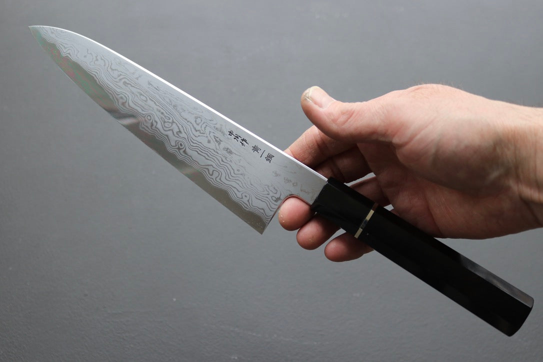 Nakagawa x Myojin Blue #1 Damascus Gyuto 210mm - Thecooksedges