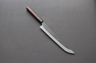 Nigara Hamono SG2 Kurouchi Tsuchime Sakimaru Sujihiki 270mm - Thecooksedges