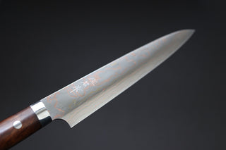 Takeshi Saji Rainbow Damascus Sujihiki 240mm - Thecooksedges