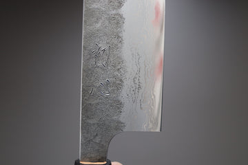 Hatsukokoro Inazuma AS Damascus Nakiri 165mm - Thecooksedges