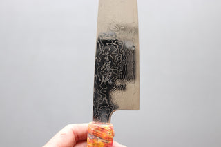 Sukenari SG2 Damascus Gyuto 210mm w/Custom Handle - Thecooksedges