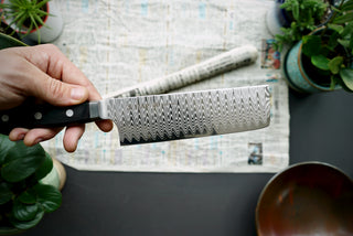 Hayabusa Damascus HAP40 Nakiri 165mm - Thecooksedges