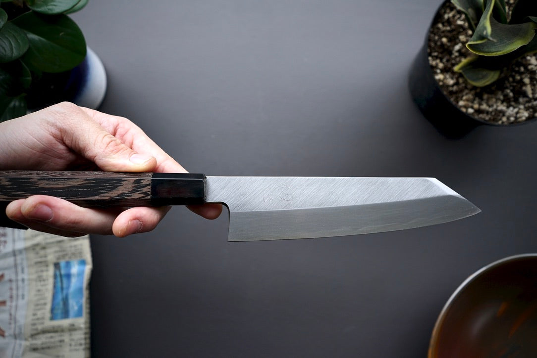 Hatsukokoro Shirasagi Single Bevel Kiritsuke 195mm - Thecooksedges