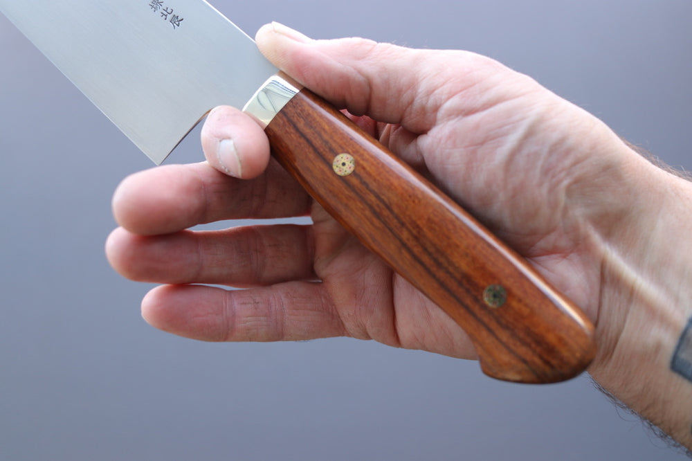 Yoshikazu Ikeda White#3 Namiukashi Gyuto 210mm - Thecooksedges