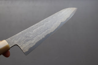 Nigara Hamono Blue2 Wrought Iron Clad Damascus Gyuto 270mm - Thecooksedges