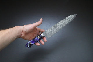 Yoshimi Kato SG2 Damascus Gyuto 210mm - Thecooksedges