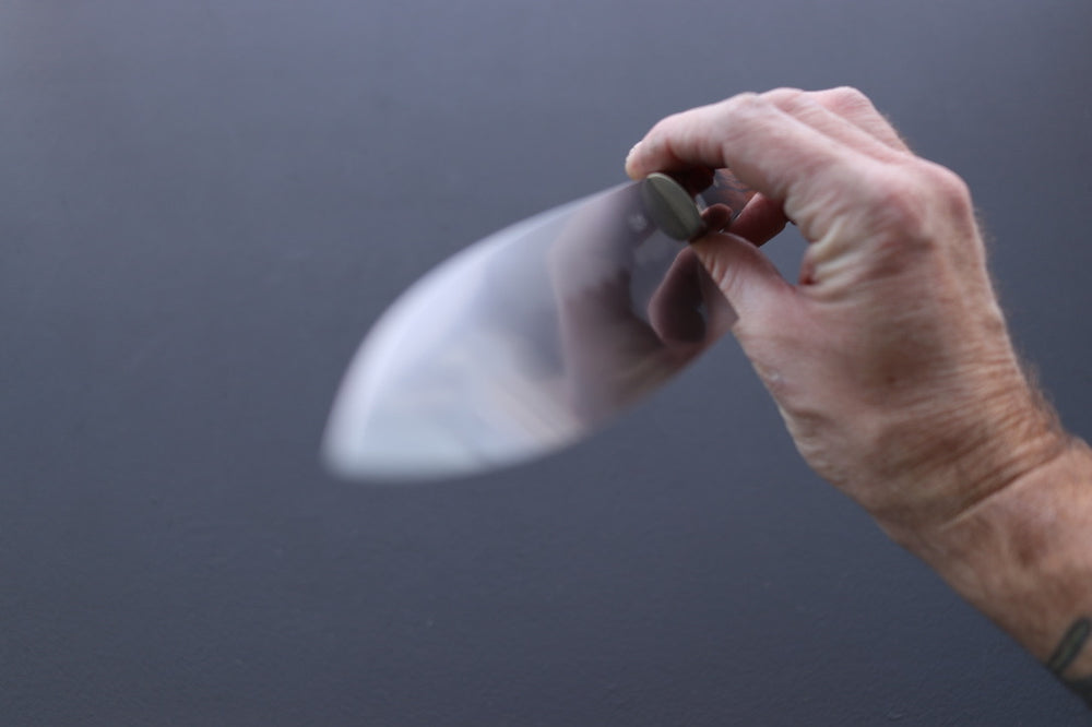 Yoshikazu Ikeda White#3 Namiukashi Gyuto 210mm - Thecooksedges