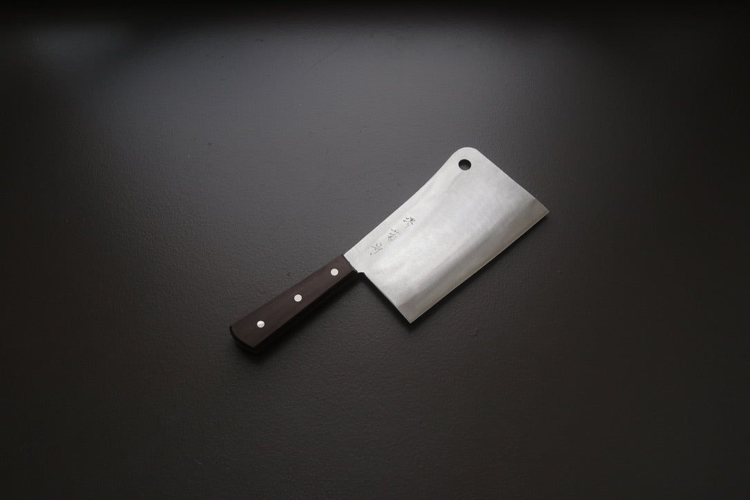 Sakai Kikumori Nihonko Cleaver 180mm - Thecooksedges