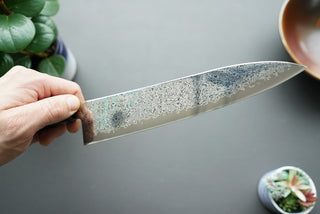 Hatsukokoro Sunaarashi Kurozome Damascus Gyuto 210mm - Thecooksedges