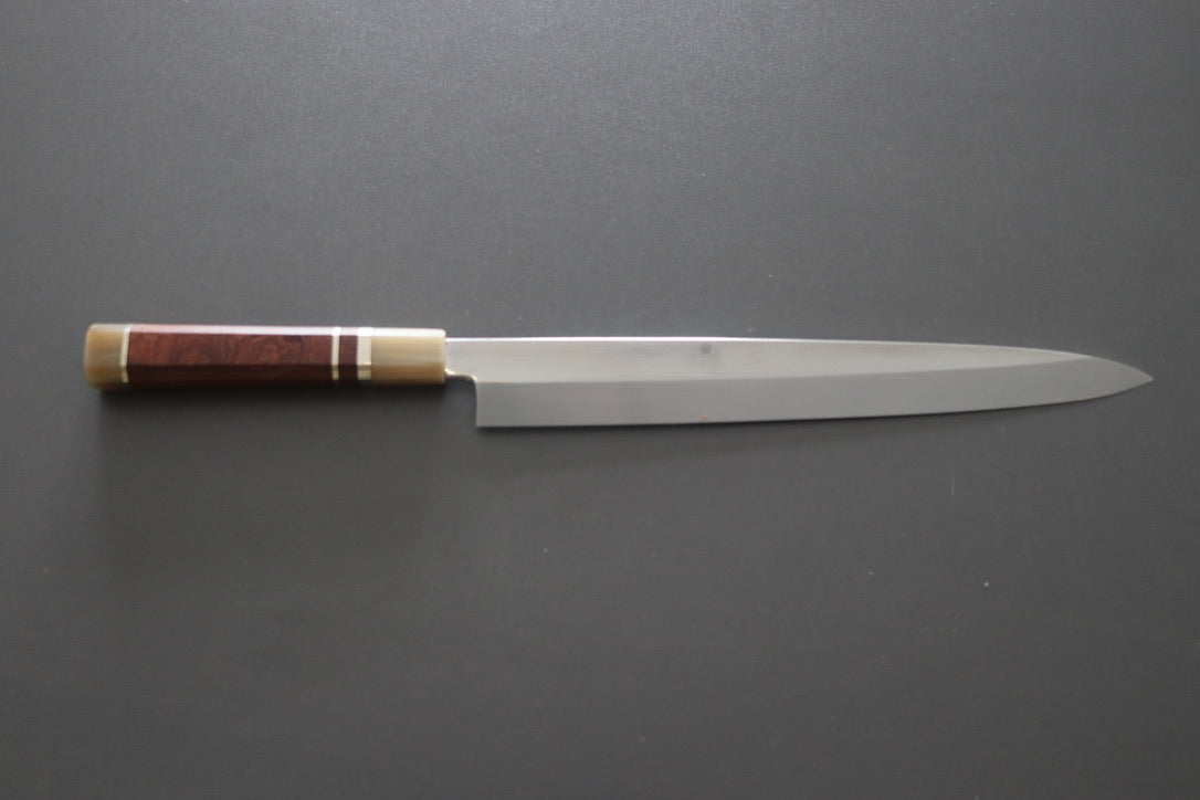 Sakai Takayuki "Mt.Fuji with waves" Honyaki yanagiba 300mm - Thecooksedges