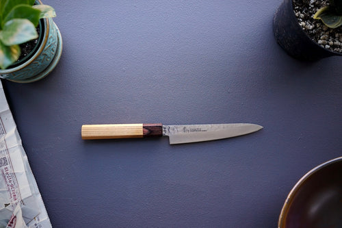 Sakai Takayuki 33 Layer Damascus Wa Petty 150mm - Thecooksedges