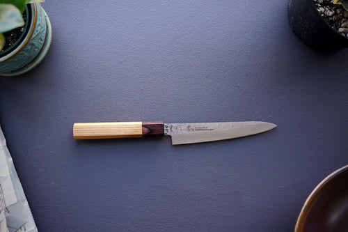 Sakai Takayuki 33 Layer Damascus Wa Petty 150mm - Thecooksedges