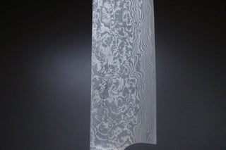 Takeshi Saji R2 Damascus Staghorn Handle Kiritsuke 240mm - Thecooksedges