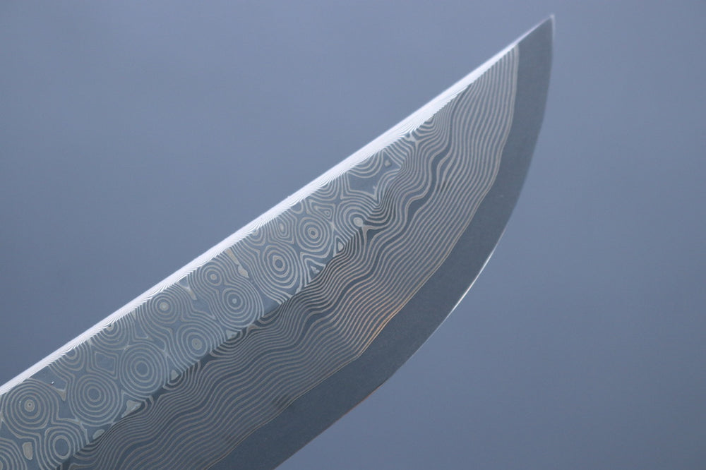 Nigara Hamono Silver3 Kurozome Sakimaru Yanagiba 330mm - Thecooksedges