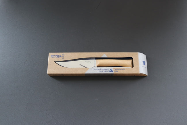 Opinel Cheese Knife & Fork - Thecooksedges
