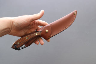 Grohmann #100 Large Skinner W/Rosewood Handle - Thecooksedges