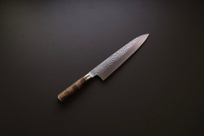 Takeshi Saji R2 Quince Handle Gyuto 240mm - Thecooksedges