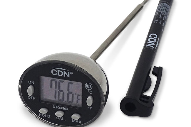 CDN Therm Digital ProAccurate QuickRead Black - Thecooksedges