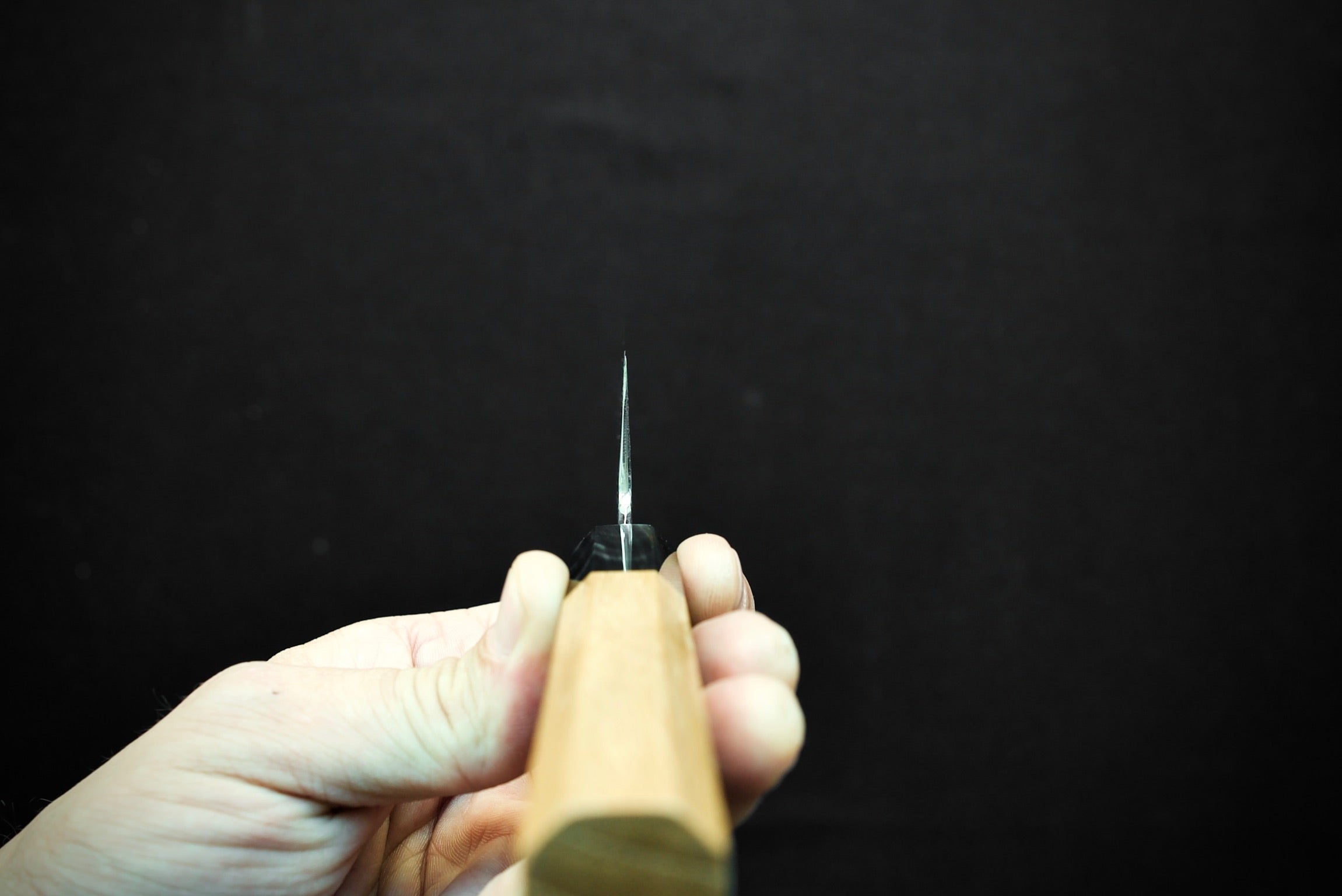 Nakagawa Hamono Ginsan Santoku 180mm - Thecooksedges