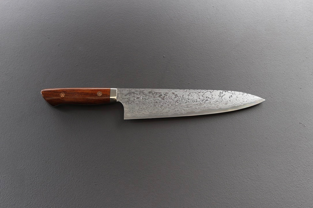 Yoshihiro Yauji Blue #2 Damascus Gyuto 210mm - Thecooksedges
