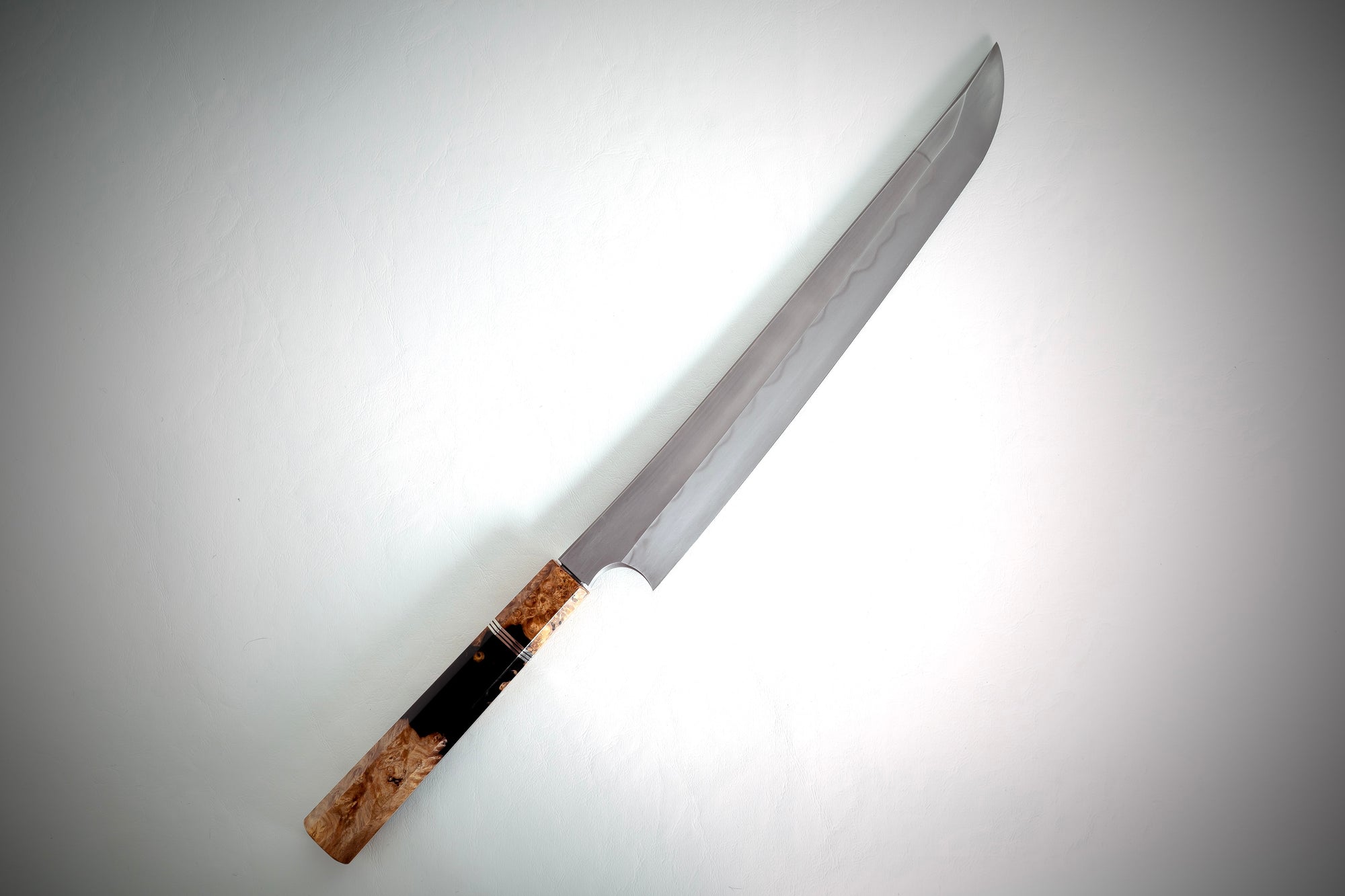 Nigara Hamono Blue #2 Honyaki Sakimaru Yanagiba 300mm - Thecooksedges