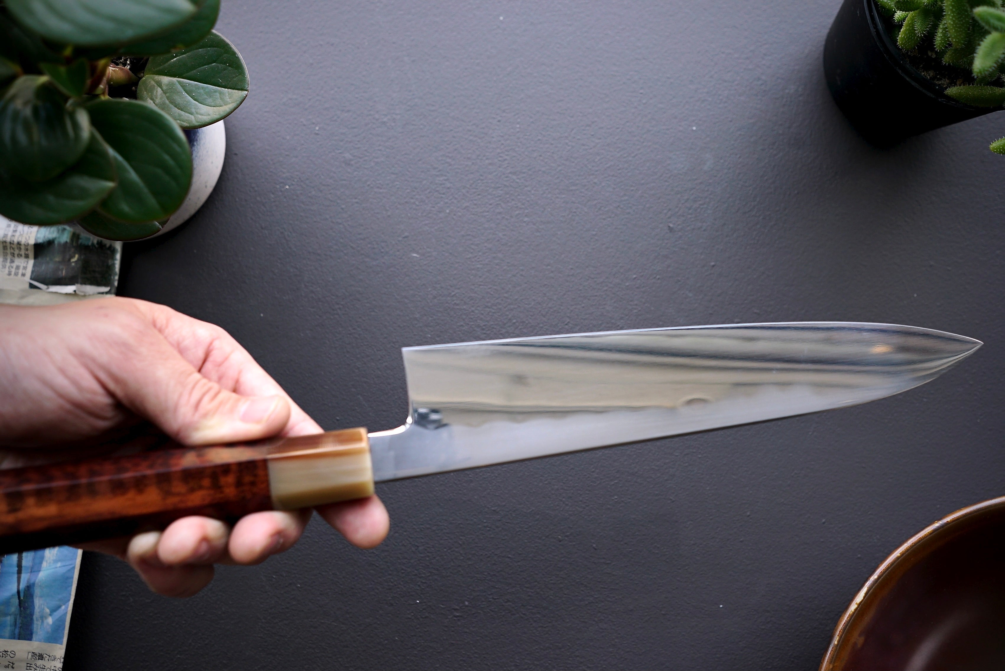 Satoshi Nakagawa Blue#2 Honyaki Gyuto 240mm - Thecooksedges
