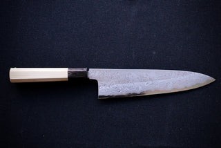 Yoshikazu Tanaka White#1 Damascus Gyuto 210mm - Thecooksedges