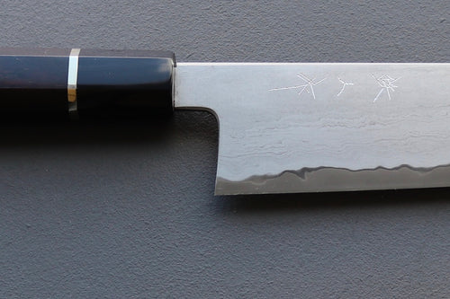 Tetsujin Hamono Aogami#2 Kiritsuke Gyuto 240mm - Thecooksedges
