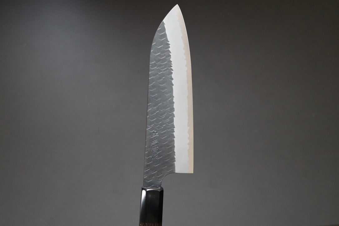 Nigara Hamono Kurouchi SG2 Santoku 180mm - Thecooksedges
