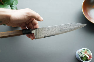 Hatsukokoro Sunaarashi Kurozome Damascus Kiritsuke Gyuto 210mm - Thecooksedges