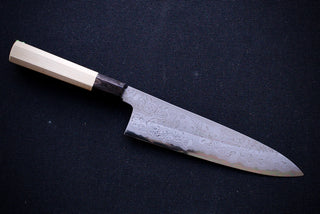 Yoshikazu Tanaka White#1 Damascus Gyuto 210mm - Thecooksedges
