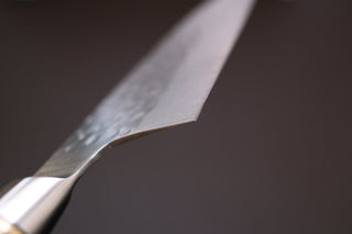 Takeshi Saji R2 Quince Handle Santoku 180mm - Thecooksedges