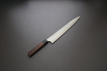 Yoshimi Kato Ginsan Nashiji Sujihiki 270mm - Thecooksedges