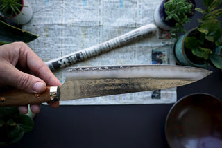 Yoshimi Kato SG2 Tsuchime Gyuto 210mm - Thecooksedges
