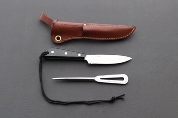 Grohmann #3 Boat, Army or Yachtsman Knife W/Micarta Handle - Thecooksedges