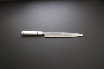 Yauji Yoshihiro Damascus Yanagiba 300mm - Thecooksedges