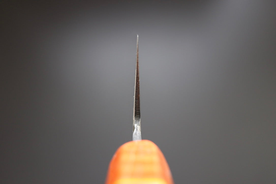 Shigeki Tanaka Migaki Aogami#2 Gyuto 210mm w/Custom Handle - Thecooksedges