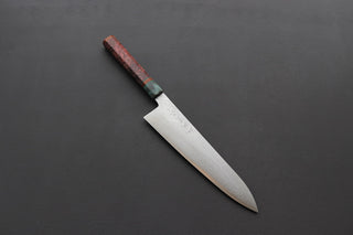 Shigeki Tanaka VG10 Damascus Gyuto 240mm w/Custom Handle - Thecooksedges