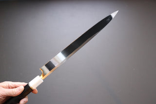 Yauji Yoshihiro Damascus Yanagiba 300mm - Thecooksedges