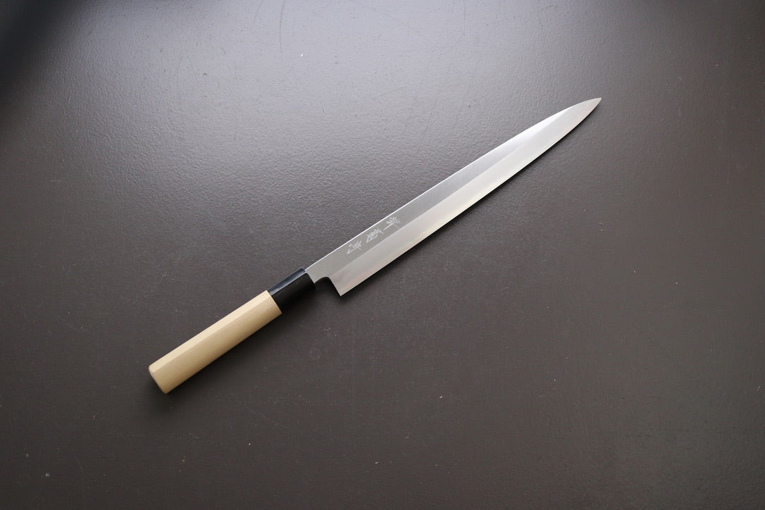 Sakai Kikumori x Yoshikazu Tanaka Gokujyo Yanagiba 300mm - Thecooksedges