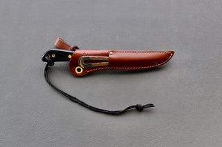 Grohmann #3 Boat, Army or Yachtsman Knife W/Micarta Handle - Thecooksedges