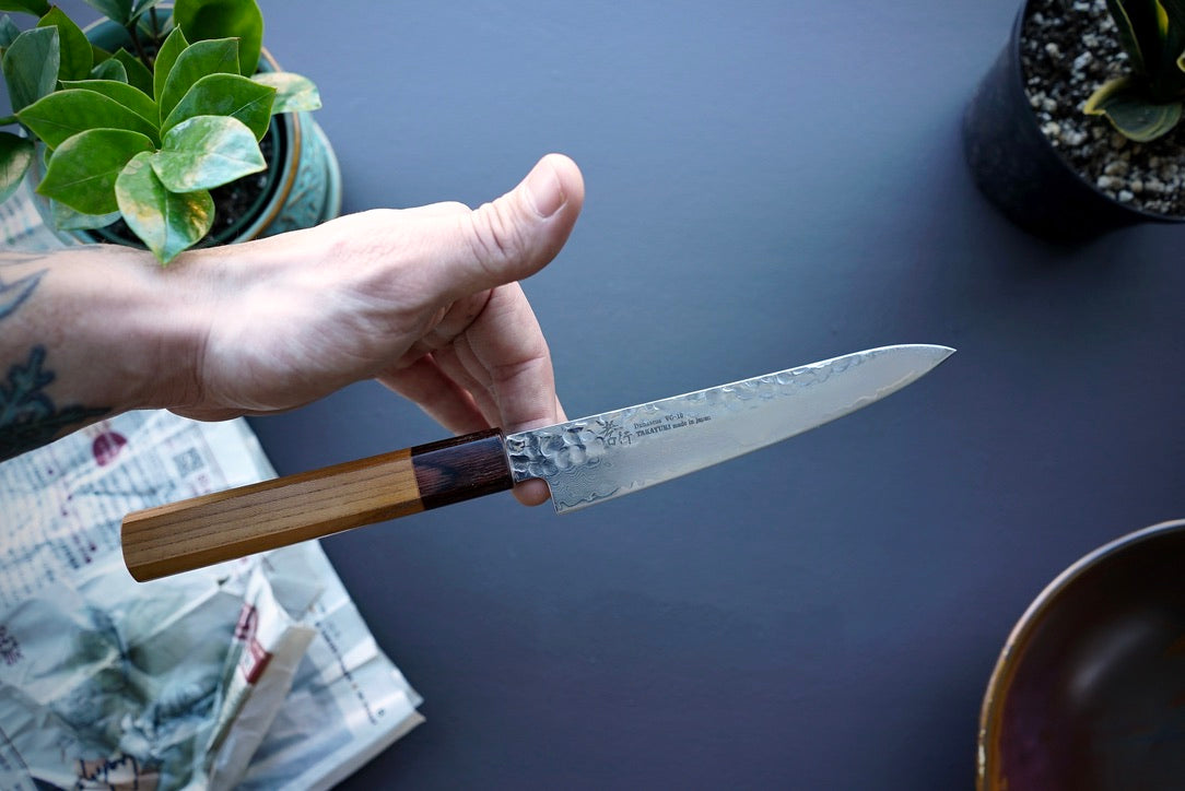 Sakai Takayuki 33 Layer Damascus Wa Petty 150mm - Thecooksedges