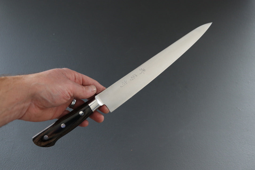 Sakai Kikumori SG2 Western Series Sujihiki 240mm - Thecooksedges