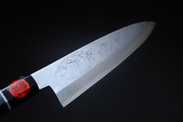 Shigeki Tanaka VG10 Damascus Mioroshi Deba 210mm - Thecooksedges