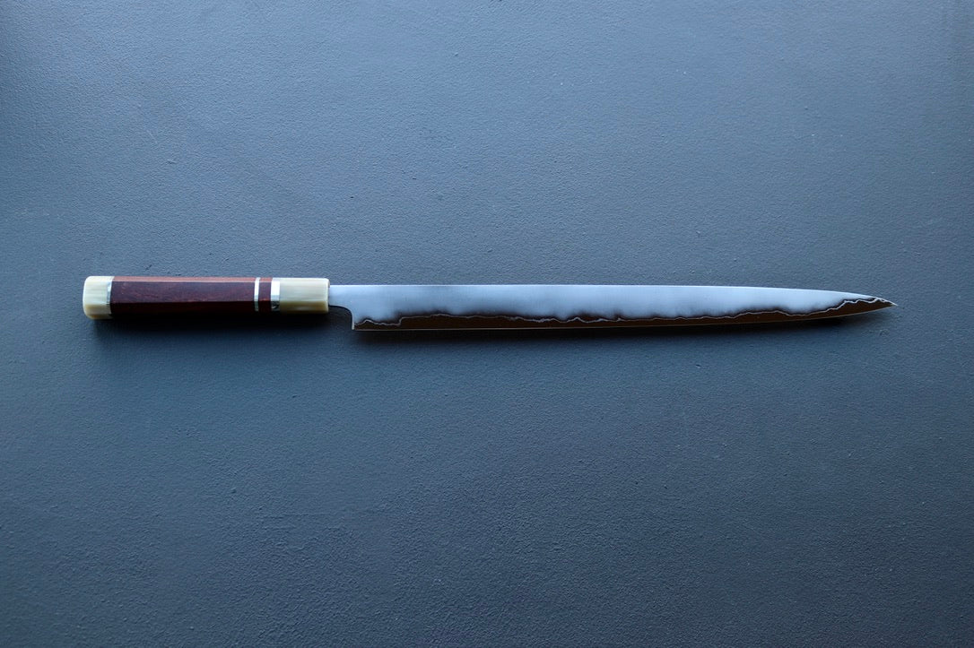 Hatsukokoro Katana Jihada Sujihiki 360mm - Thecooksedges