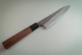 Hatsukokoro Blue#2 Kurouchi Damascus Gyuto 210mm - Thecooksedges